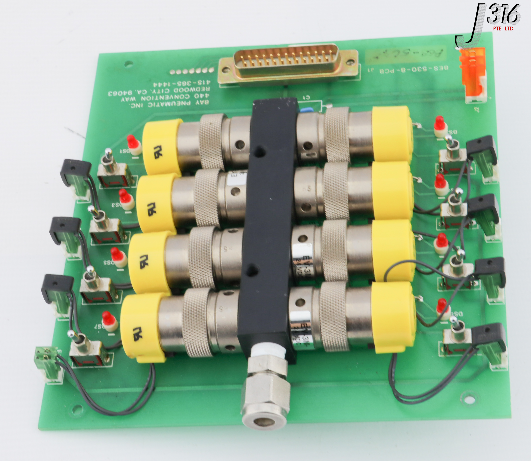 27258 BAY PNEU 8-PORT PNEU BD ASSY W/ 8X ELE VLVS BES-530-8-PCB | eBay